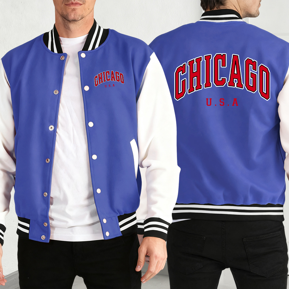 Chicago Usa Words Print Man Co - Street Fashion Chicago avis et prix