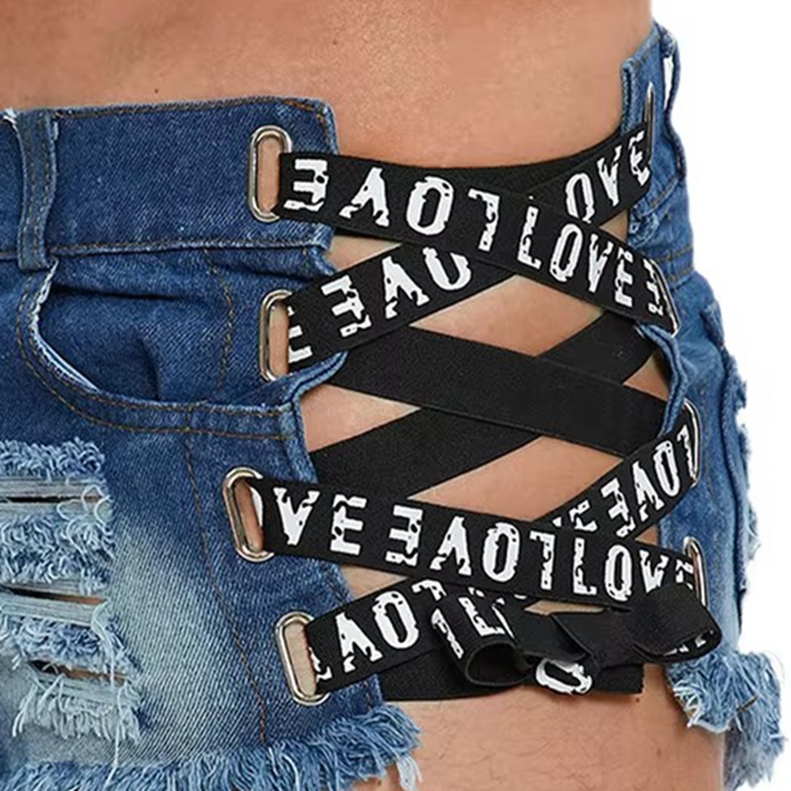 Mens Distressed Ripped Mini De - Distressed Jean Rip avis et prix