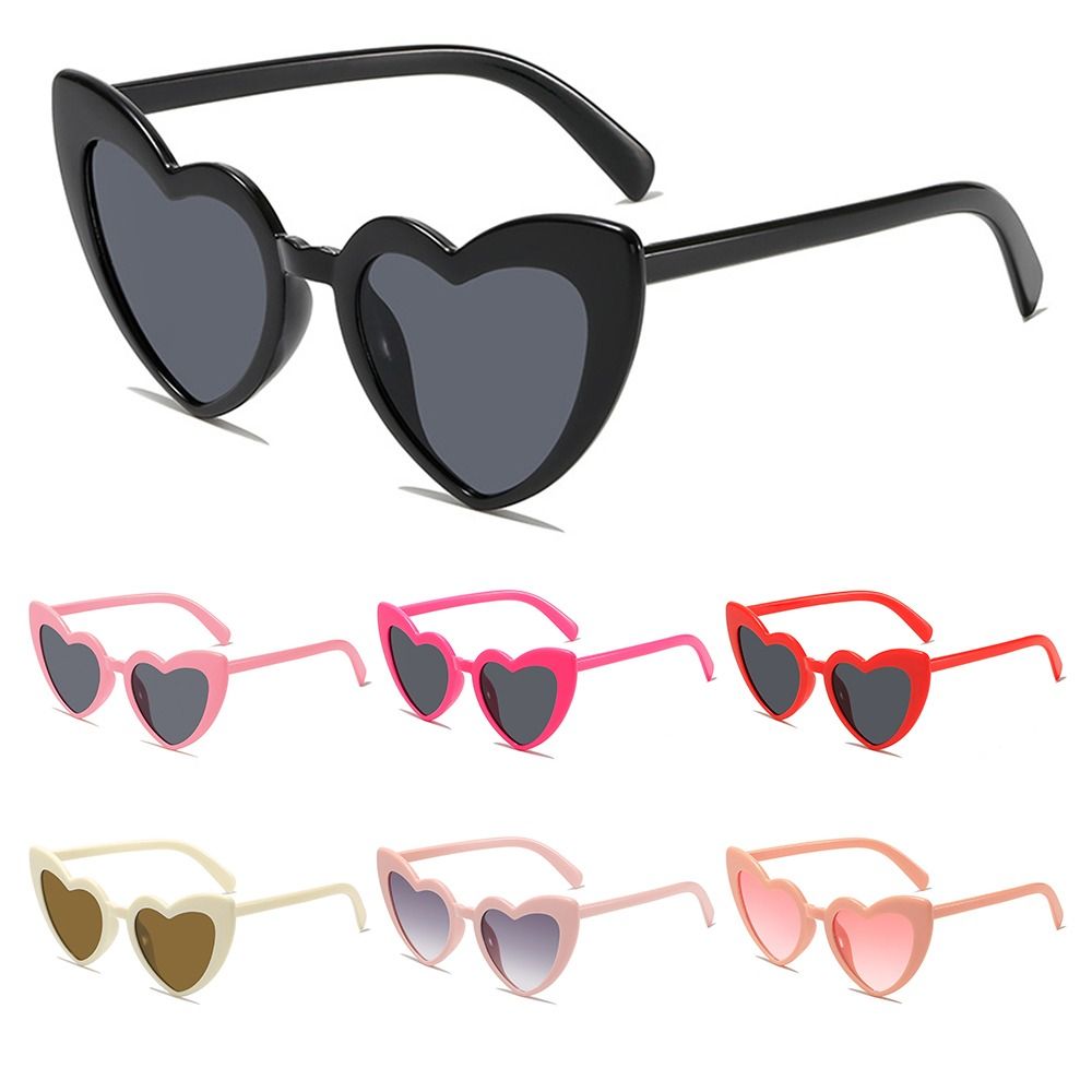 Heart-Shaped Sunglasses Vintag - Street Fashion Shoot avis et prix