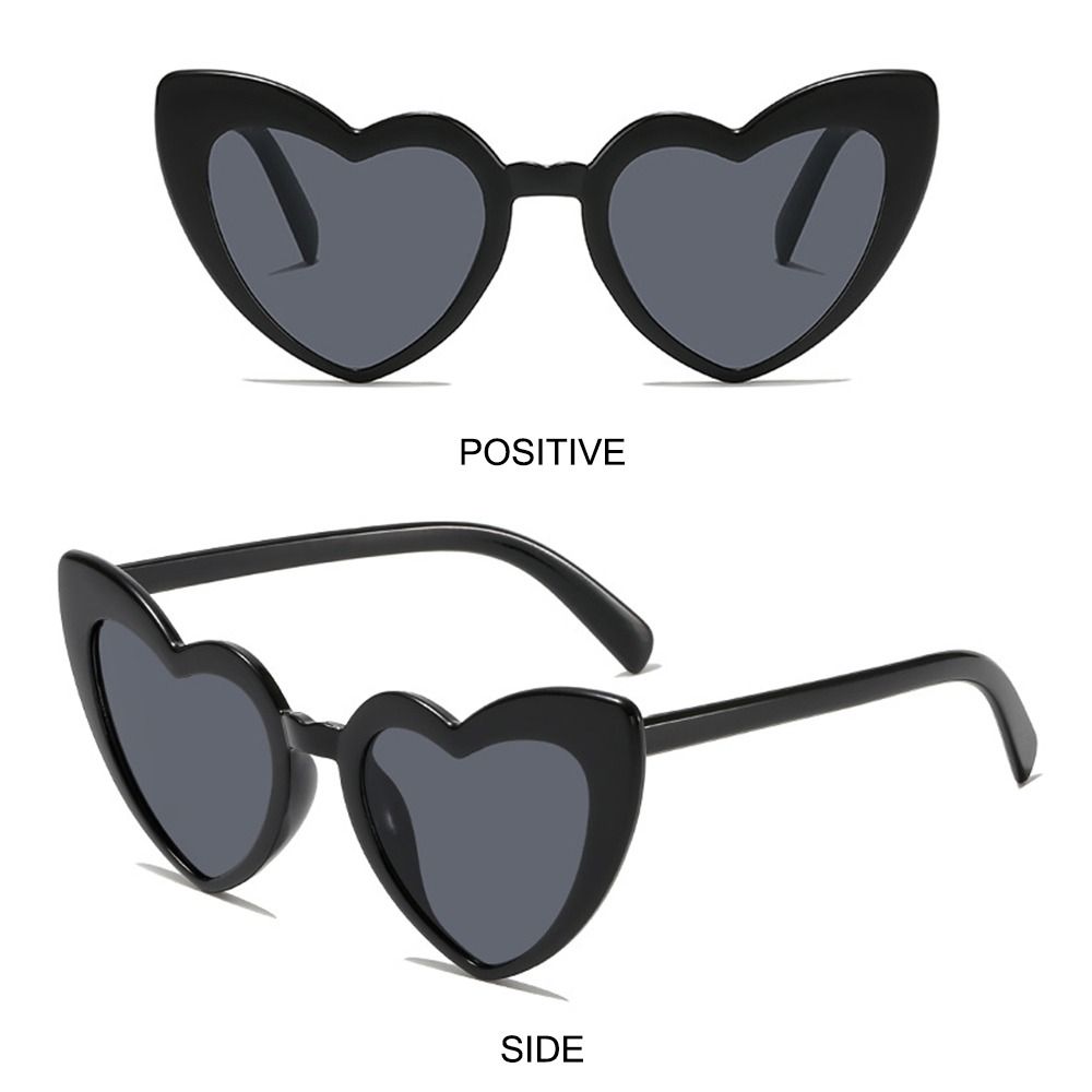 Heart-Shaped Sunglasses Vintag - Street Fashion Shoot avis et prix