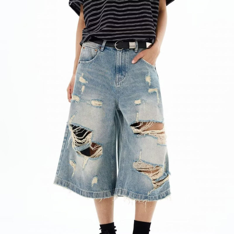 New Men Vintage Ripped Baggy S - Distressed Jean Rip avis et prix