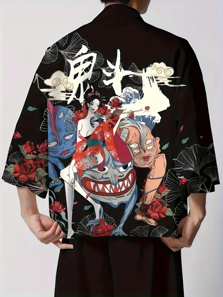 Men's Fashion Japanese Summer  - Street Fashion Kimono avis et prix