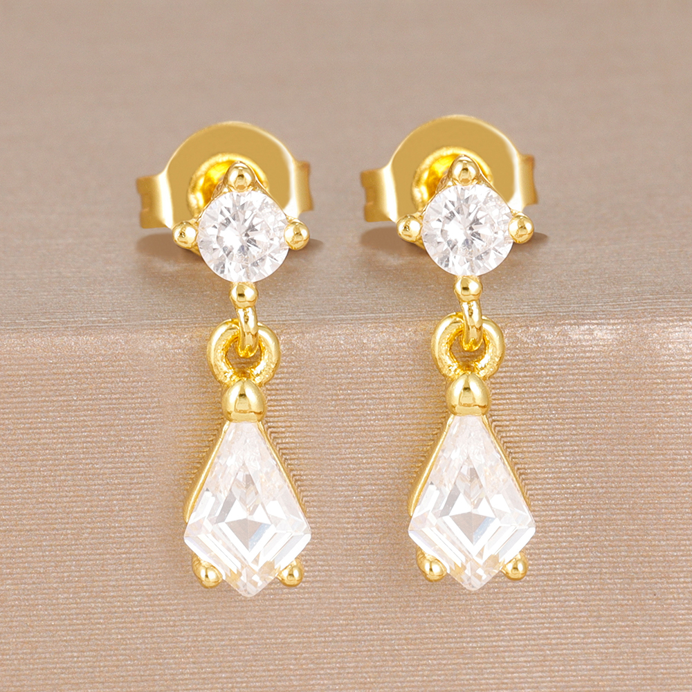 2PCS Sparkling Zircon Drooping - Street Fashion Shoot avis et prix