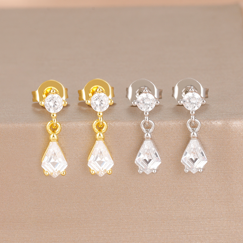 2PCS Sparkling Zircon Drooping - Street Fashion Shoot avis et prix