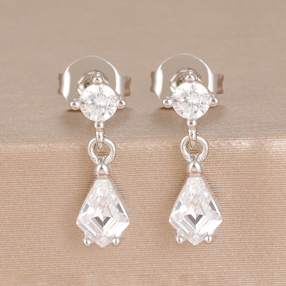 2PCS Sparkling Zircon Drooping - Street Fashion Shoot avis et prix