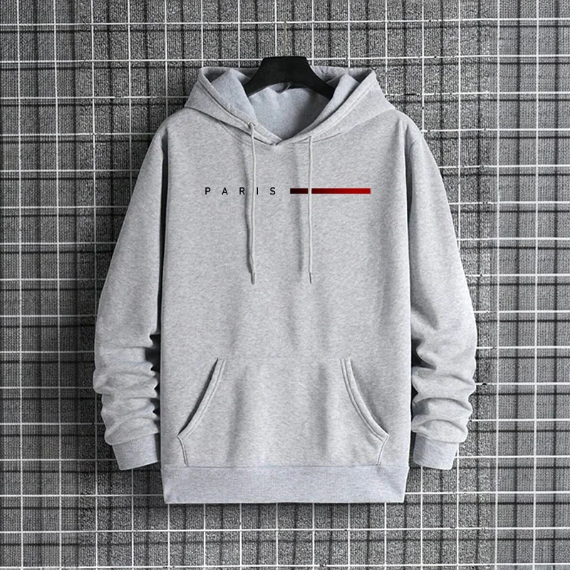 Trendy Mens Hooded Sweatshirt  - Street Fashion Paris 2025 avis et prix