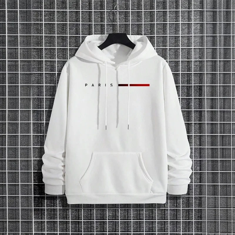 Trendy Mens Hooded Sweatshirt  - Street Fashion Paris 2025 avis et prix